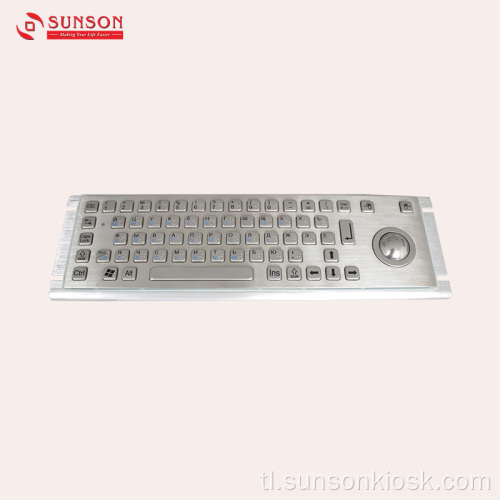 Anti-vandal Metal Keyboard at Touch Pad